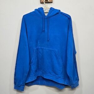 Adidas Ivy Park Hoodie Plus Size 2XL Blue Oversized Sweatshirt Streetwear Baggy